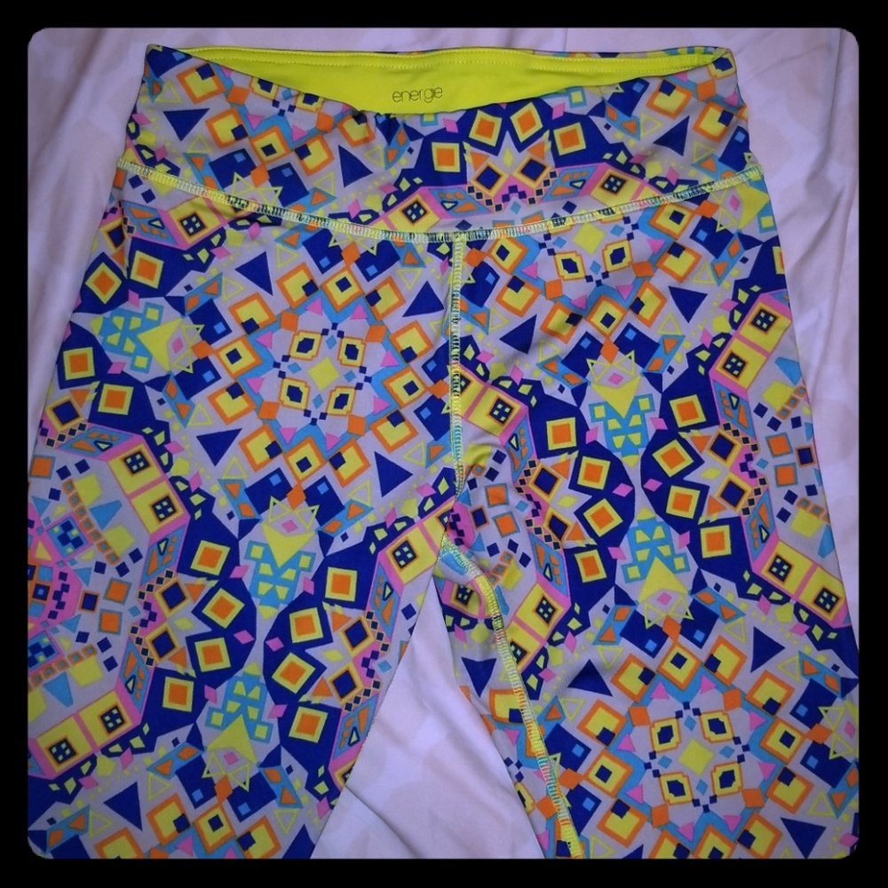Active yoga workout pants capris